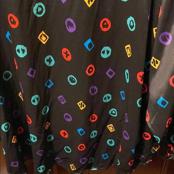 Venezia Black rainbow Casual Button Down Shirt - Picture 8 of 8